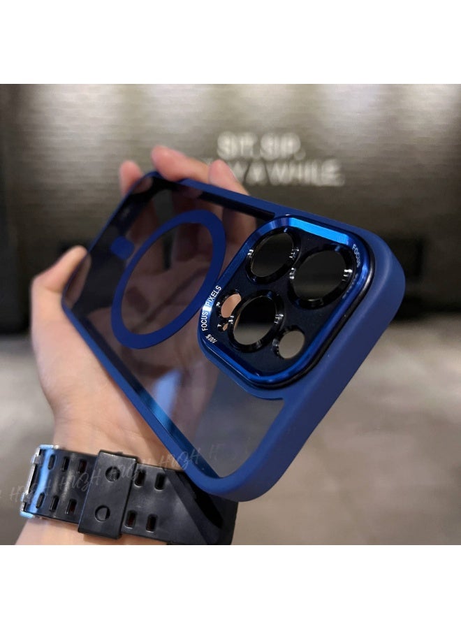 iPhone 17 Pro Max Clear Case with Metal Bezel, MagSafe Strong Magnetic, Shockproof Slim Stylish Design,Fashionable - Image 1